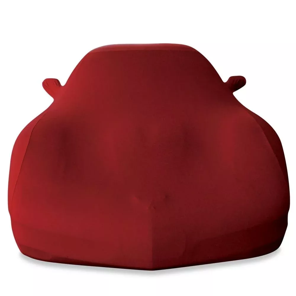 (1997-2004 C5 & Z06) : Corvette Ultraguard Stretch Satin Car Cover - Dark Red - Indoor