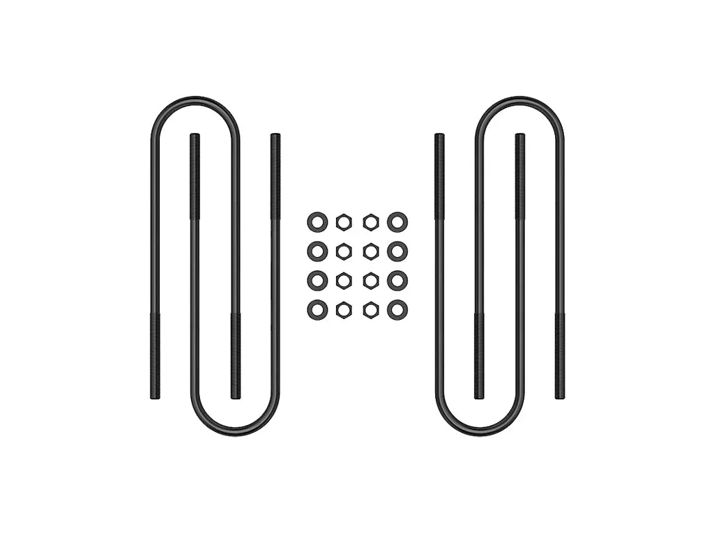 1999-2012 Cummins ICON Leaf Spring Axle U-Bolt Kit (ICO37023)