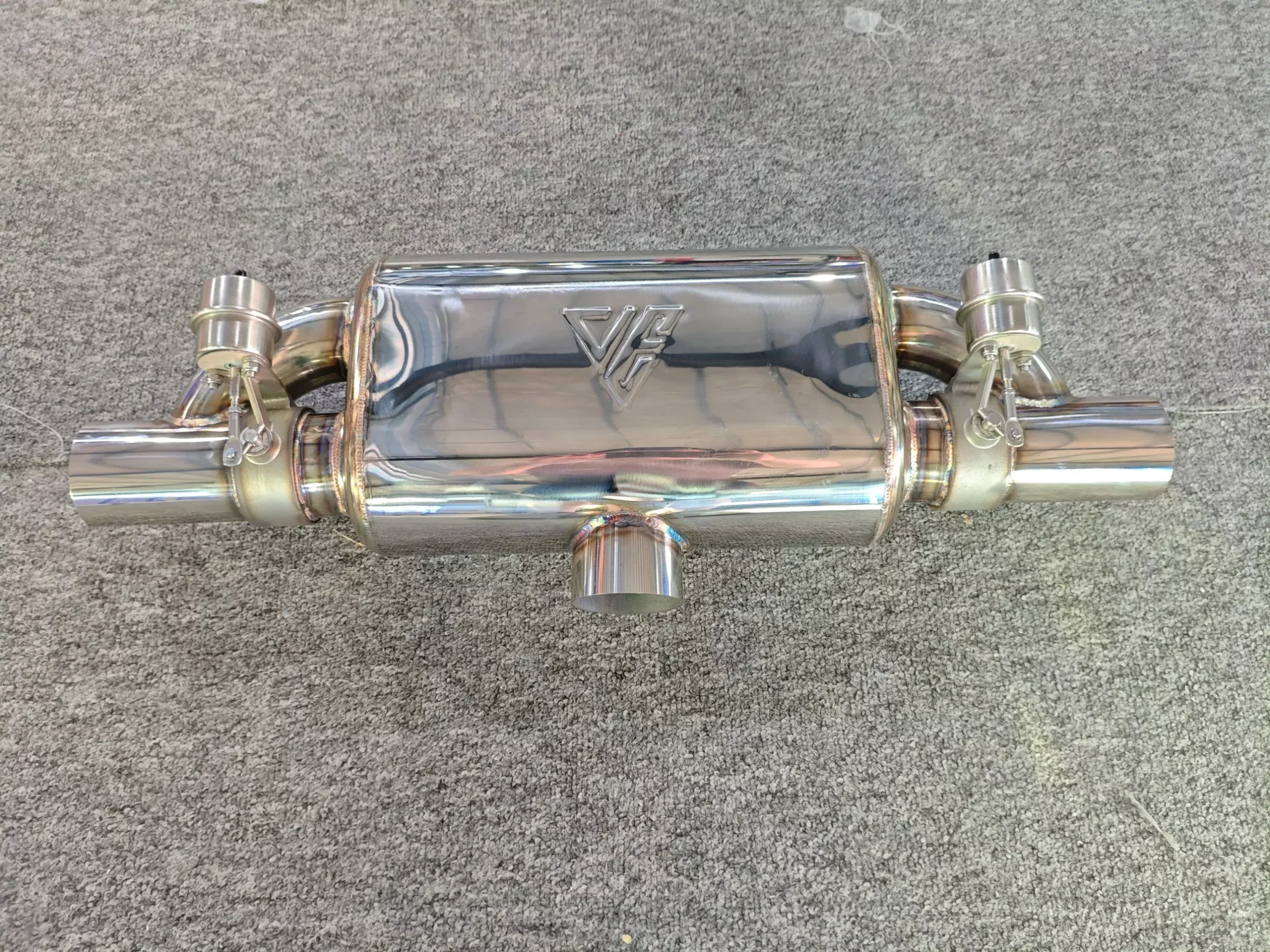 T Style Valve Muffler Exhaust With Remote and Module